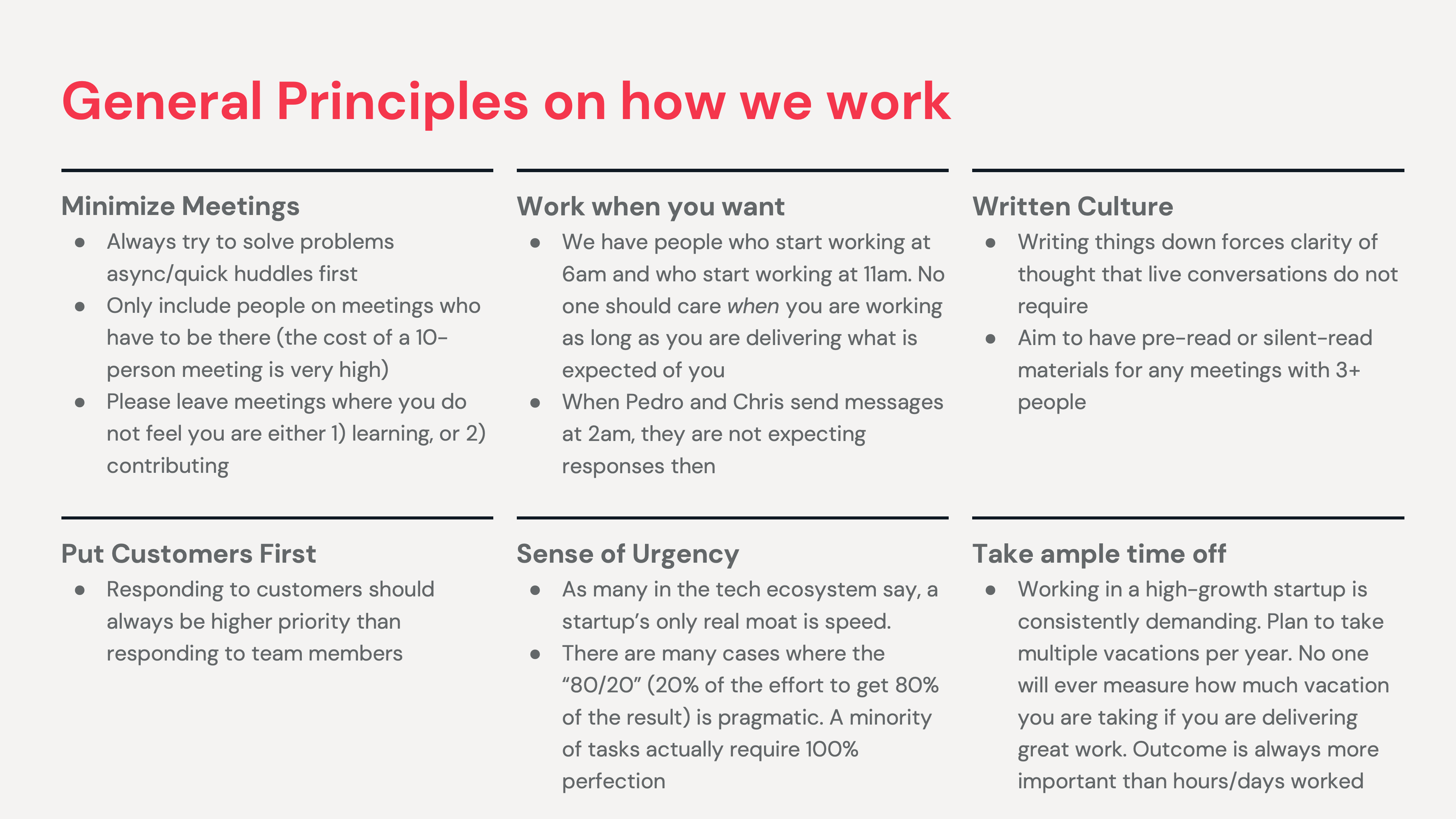 Culture Deck Slide 29